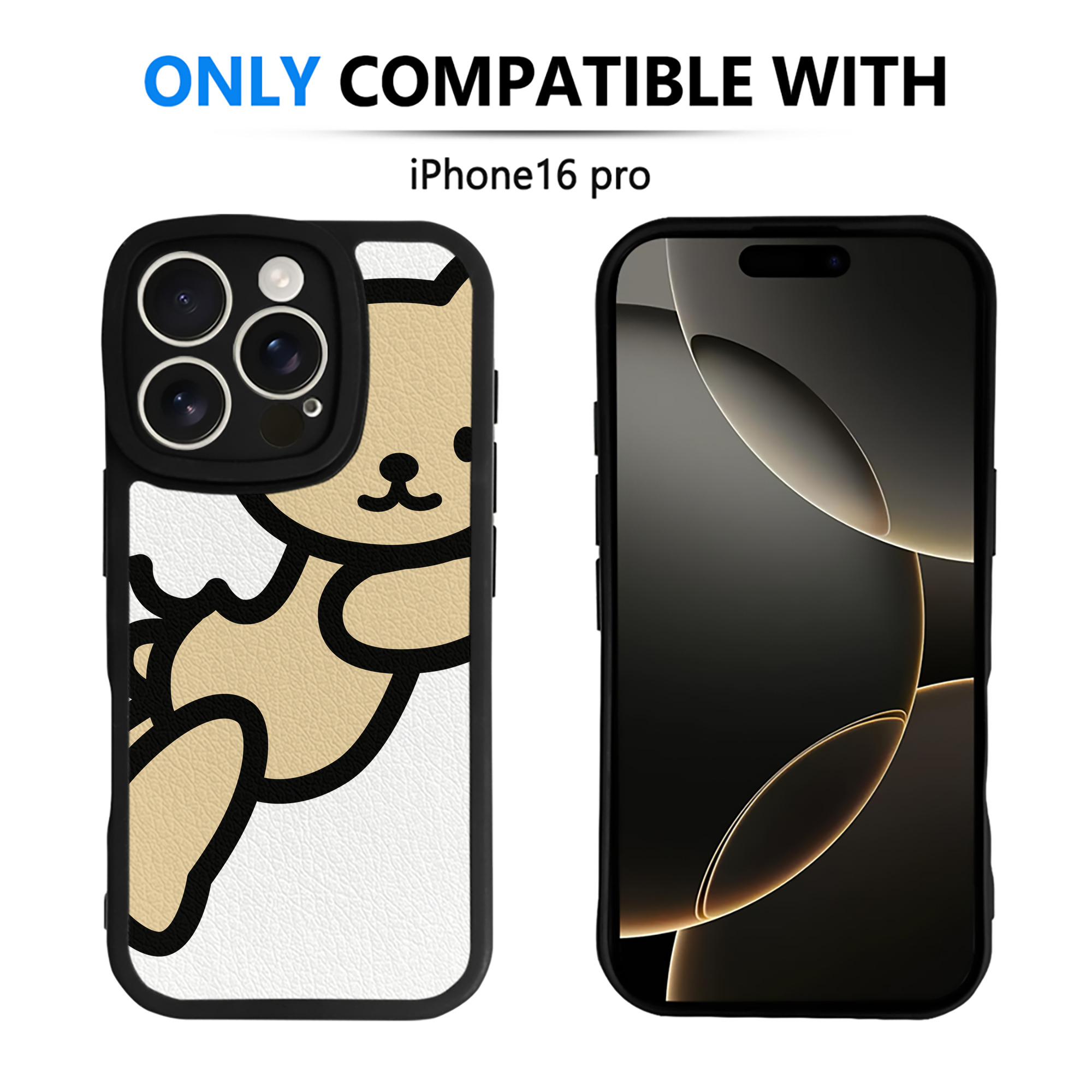 （画像用） Hello Kitty ハローキティ 【iPhone 16シリーズ対応】シリコンスマホケース（レザー調） 材質：シリコン
